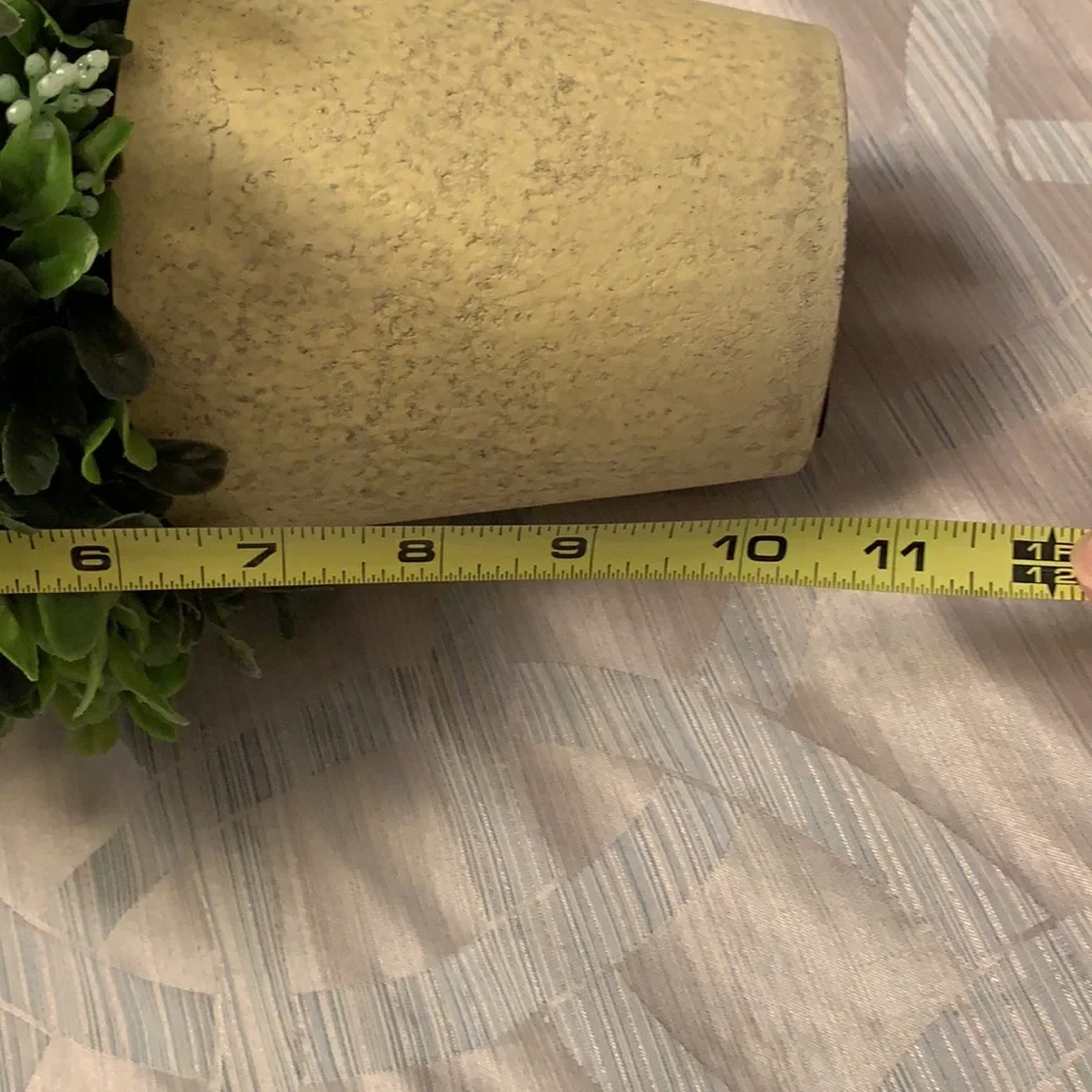 Faux Potted Ball Greenery Artificial Plant